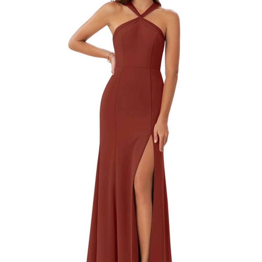 Azazie Teracotta bridesmaid’s dress - size 12
